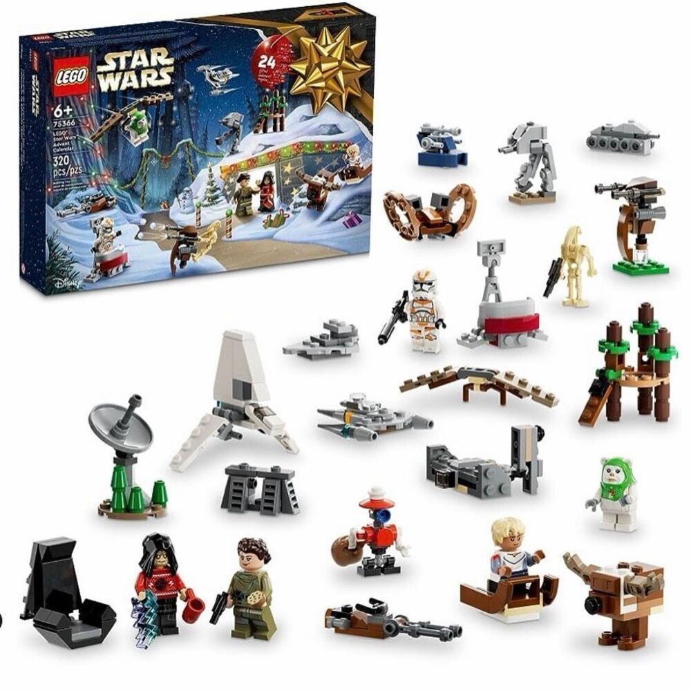 LEGO Star Wars Advent Calendar 75366 NEW IN BOX 320 pcs/pzs Disney Toys
